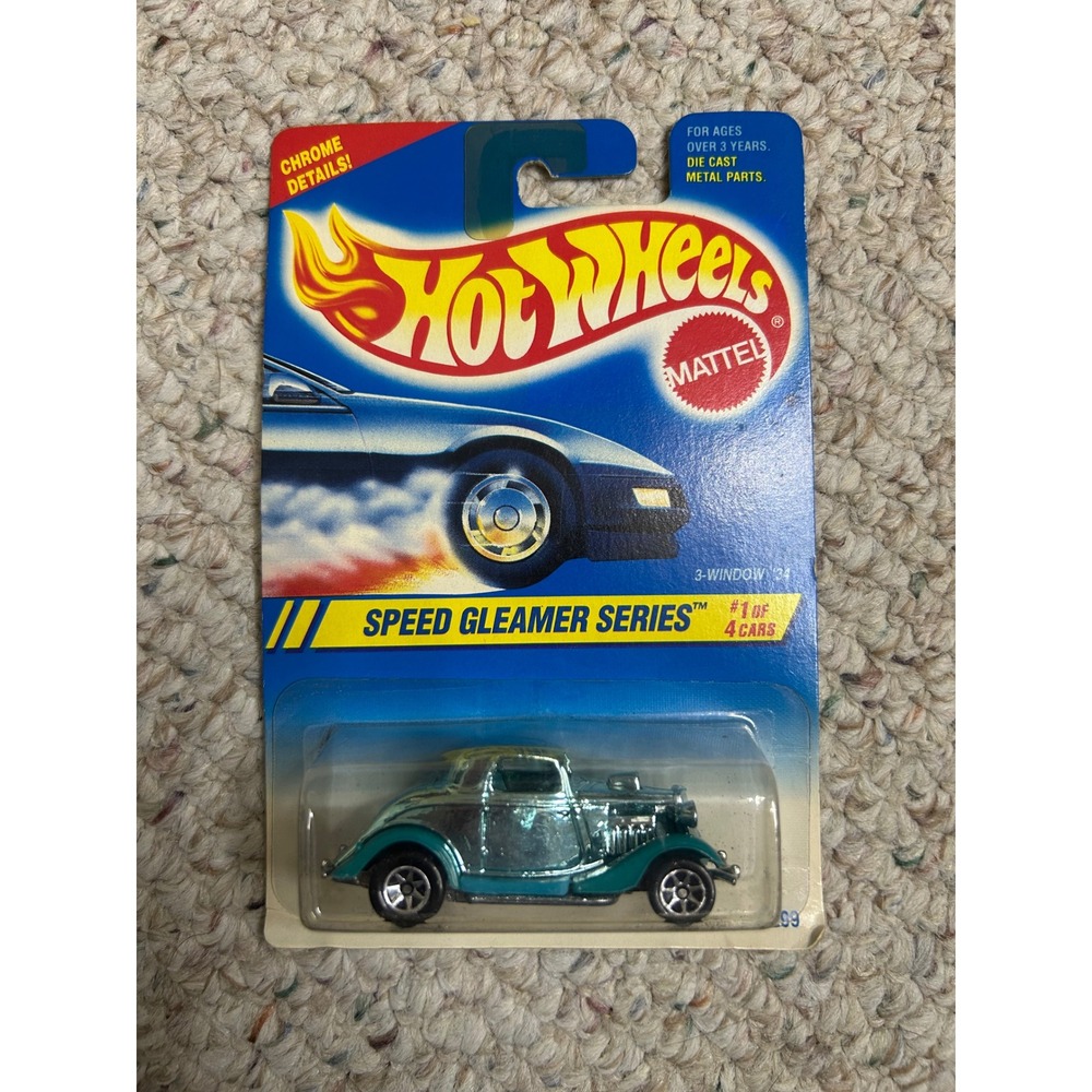 Hot‎ Wheels 1994 Speed Gleamer Series 1 of 4 Car 3 Window 34 Diecast Toy